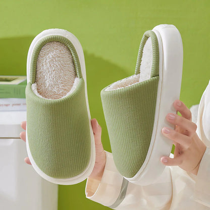 Snoozysoft Cozy Knit Winter Slippers