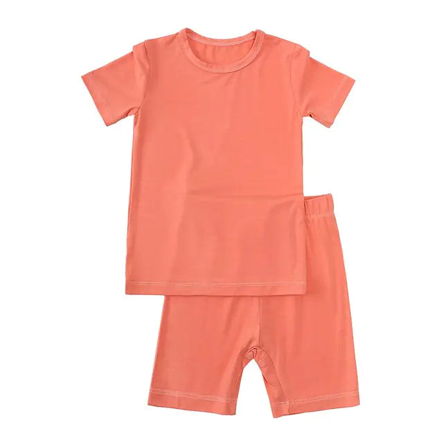 Snoozysoft Bamboo Fiber Toddler Kids Pajamas Set